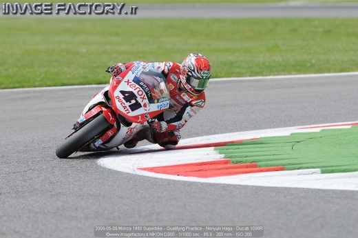 2009-05-09 Monza 1450 Superbike - Qualifyng Practice - Noriyuki Haga - Ducati 1098R